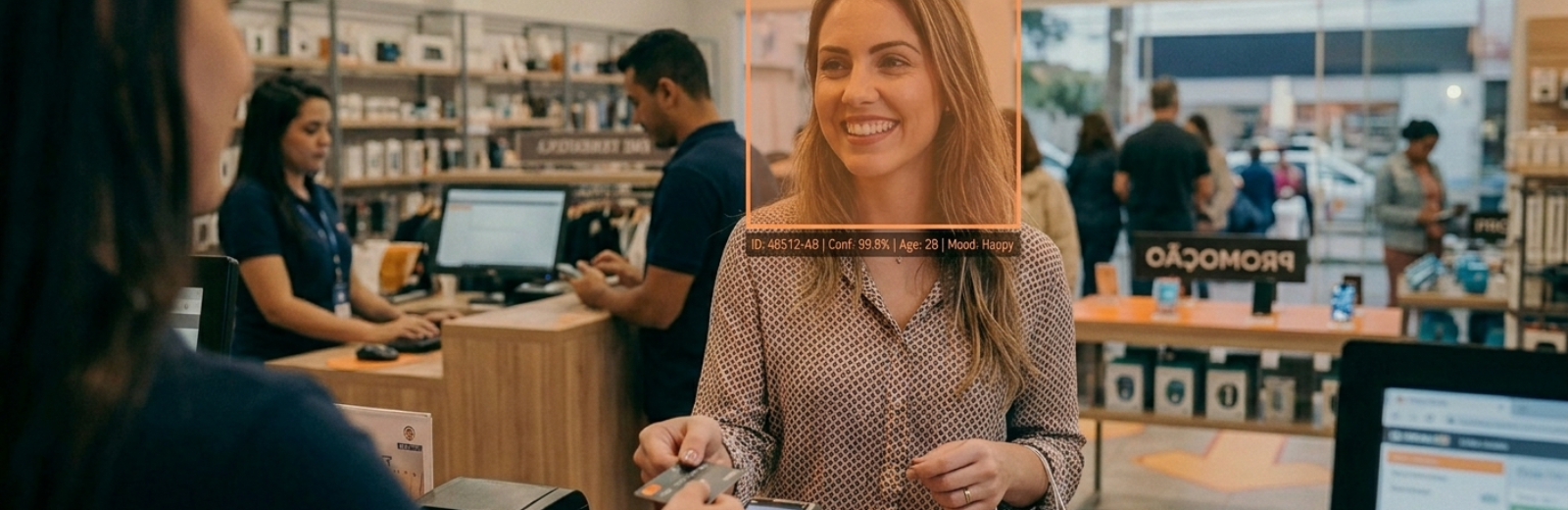 Fluxo de clientes e taxa de conversão