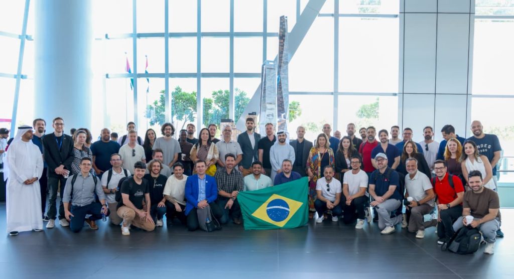 Flowix junto com a delegação Brasileira que visitou diversos hubs de inovação de Dubai